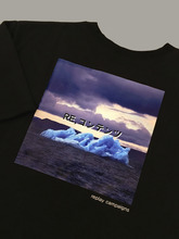 black replay campaign 1/2 tee (blue)