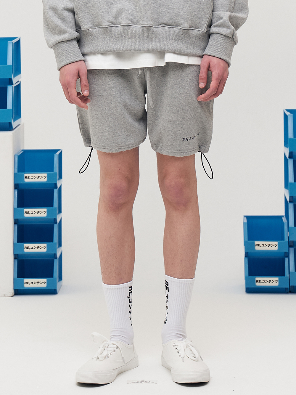 RC string shorts (gray)